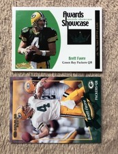 2001 Fleer Showcase AWARDS SHOWCASE #7 Brett Favre Jsy 75/100 ++++