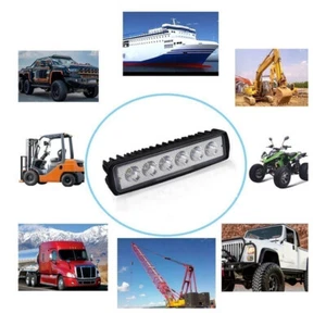 1PC Car LED Light Bar 18W Bright Work Light Off Road Head Light Driving Lamp - Picture 1 of 12