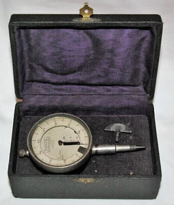 ALTES KOMPARATOR MIKROMETER mit ZIFFERBLATT Stein ROCH SCHWEIZER ROLLE + SCHATULLE 1900 - Bild 1 von 8