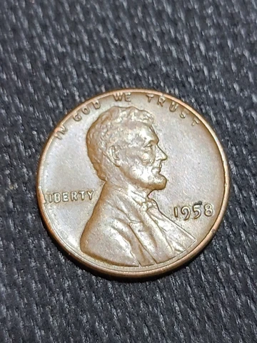 1958 Wheat Penny One Cent Coin Cover