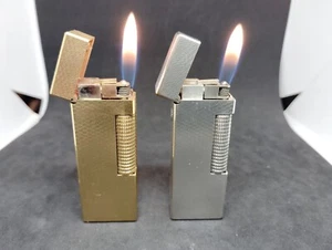 Lot of 2 Dunhill Rolla gas Lighter all movable product. - Picture 1 of 8