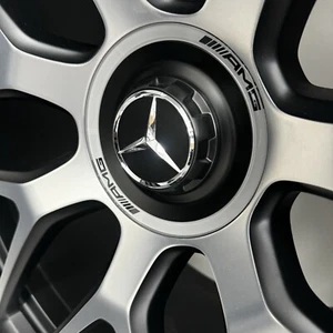 Juego de tapas Mercedes-Benz Amg tapacubos C63 E63 Gle63 Glc63 Gt63 A45 - Imagen 1 de 6