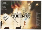 Queen Freddie Mercury Authentic Signed 1985 Program Oversized Signatures W/PSA