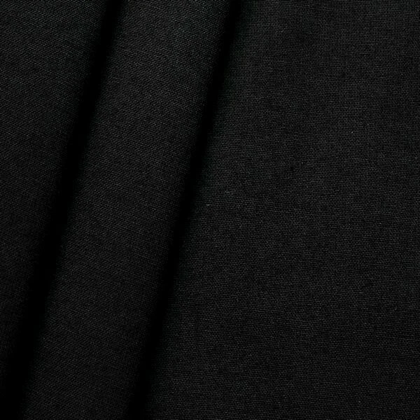Nesselstoff 320cm breit Meterware 100% Baumwolle Schwarz B1 schwer entflammbar - Bild 1 von 1