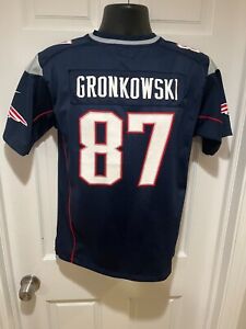 Youth New England Patriots Jersey #87 Rob Gronkowski Jersey Youth Size LG Nike