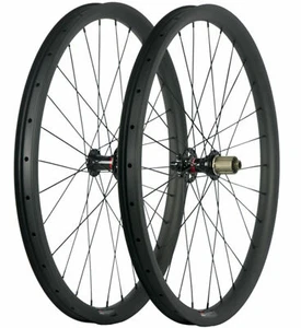 27.5ER MTB Wheelset 650B Tubeless Carbon Wheelset Boost Cyclocross Bike Wheels - Picture 1 of 12