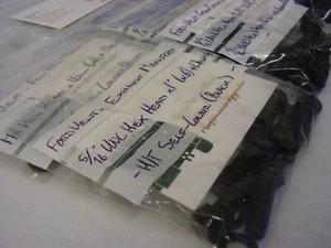 Ford Kent Crossflow H/T Self-Colour BLACK Full Engine HEX Bolt, Nut & Washer Kit - Picture 1 of 12