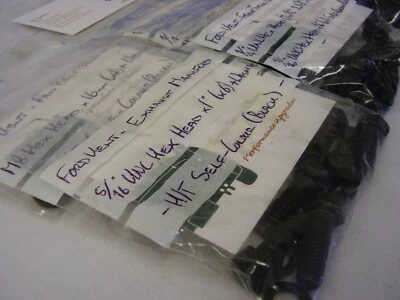 Ford Kent Crossflow H/T Self-Colour BLACK Full Engine HEX Bolt, Nut & Washer Kit - Image 1 of 4