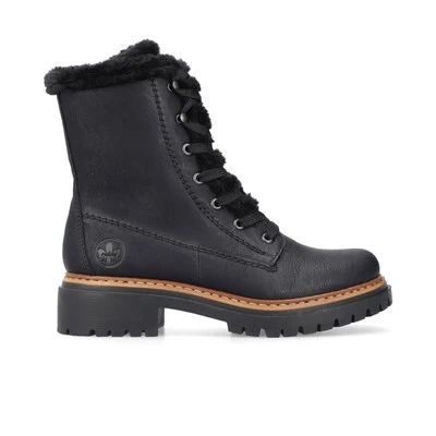 Rieker 72625-00 Black Women's Warm Ankle Boots