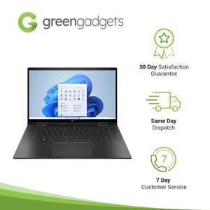 HP Envy X360 15.6 AMD Ryzen 5 5500U / 8GB / 512GB SSD Black - Very Good - Picture 1 of 3