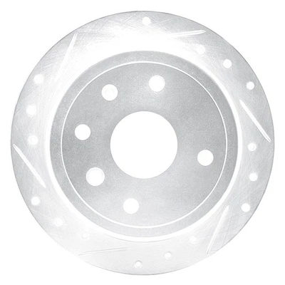 For Suzuki Forenza 04-08 Brake Rotor DFC Premium Drilled & Slotted Rear Driver - Изображение 1 из 4