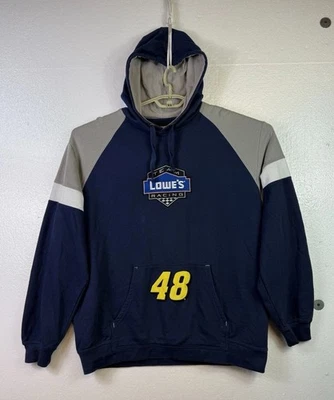 Sudadera con Capucha De Colección NASCAR Lowes Racing #48 Talla 2XL Azul Logo Pullover Sudadera  Foto 1 de 4