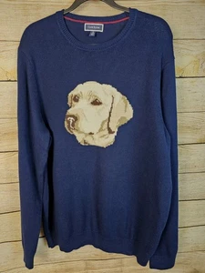 Club Room Herren Labrador Hund Strick Baumwolle Pullover Größe XL - Bild 1 von 4