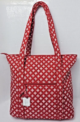 Bolso grande Vera Bradley en algodón rojo blanco mini concierto Foto 1 de 4