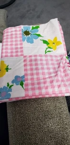 Vtg Gloria Vanderbilt Bloomcraft Fabric Remanent Floral Design 15" X 48" - Picture 1 of 6