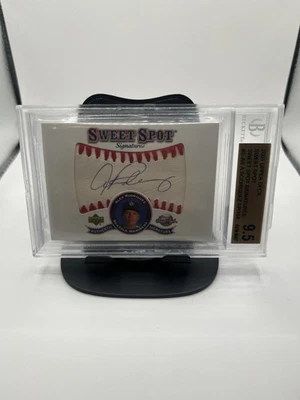 2001 Upper Deck Sweet Spot Signatures- Alex Rodriguez Beckett 9.5 - Image 1 of 3