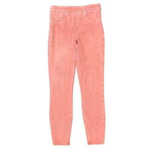 Spanx Jeans-ish Legging Damen korallenrosa SMALL Pull On Hose Knöchel Stretch MÄNGEL - Bild 1 von 14