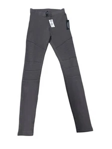 Express Leggings Womens Size XXS - NWT - Faded Gray MSRP $50 - Stitch Front - Picture 1 of 9