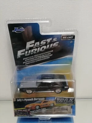 JADA TOYS # 14026 LETTY'S PLYMOUTH BARRACUDA FAST & FURIOUS COMO NUEVO EN CAJA - Imagen 1 de 4