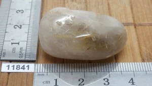 QUARTZ RUTILE - EXTRA - pierre roulee mineraux lithotherapie collection reiki - Picture 1 of 3