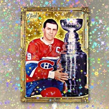 Maurice Richard Holographic Gold Getter Sketch Card Limited 2/5 Dr. Dunk Signed