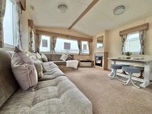 CHEAP STATIC CARAVAN WITH DOUBLE GLAZING AND CENTRAL HEATING FOR SALE - Picture 1 of 11