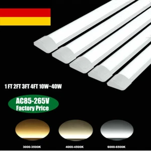 Lámpara de techo LED Panel Luz Lámpara de oficina Lámpara de oficina 30/60/90/120cm ultradelgada - Imagen 1 de 14