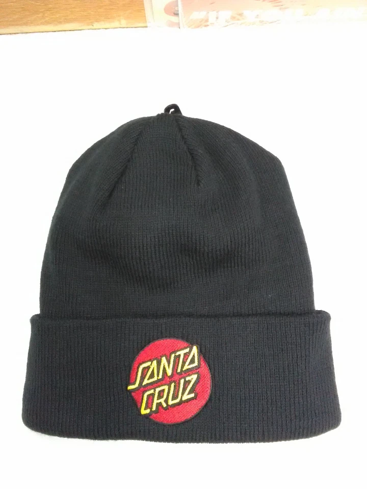 Santa Cruz skateboards Classic Dot logo Beanie black - Image 1 of 1