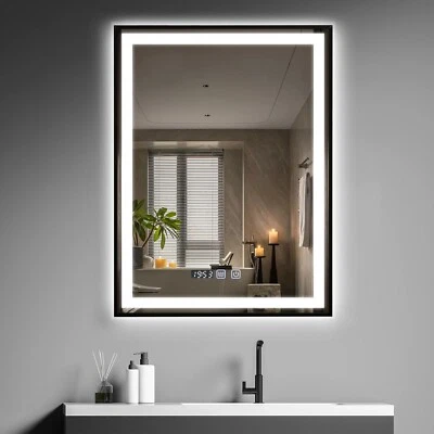 Puluomis Specchio da bagno a LED Illuminazione anti nebbia IP44 impermeabile - Immagine 1 di 4