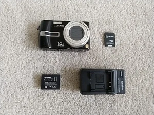 Panasonic Lumix DMC-TZ3 7.2MP Digital Camera Black Digital Camera Tested Works - Picture 1 of 10