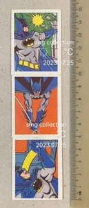 antigua tarjeta de juego de Batman sin cortar x 3 edición asiática local de Singapur - Imagen 1 de 2