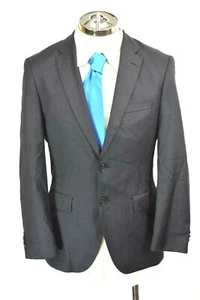 Hugo Boss Mens Black Johnstons/Lenon Classic Fit Wool Suit Jacket Career 38R - Picture 1 of 9