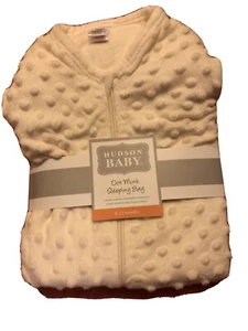 Hudson Baby Unisex Sleeveless Dot Mink Sleeping Bag Ivory Size 6-12 Months NWT - Picture 1 of 4