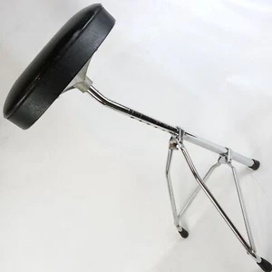 Ludwig 60s 1025-1 Porto-Seat Drum Set Taburete Vintage Ajustable Silla Texto USA - Picture 1 of 9