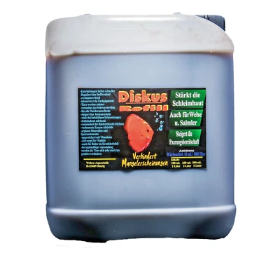 WEBER-AQUARISTIK Diskus Refill Wasseraufbereiter Humin Vitamine Spurenelemente u Vitaljod 5 Liter