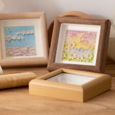 Elegant Hollow Oil Pastel Small Photo Frame Ideal for 4x5 6 Inch Wall Display