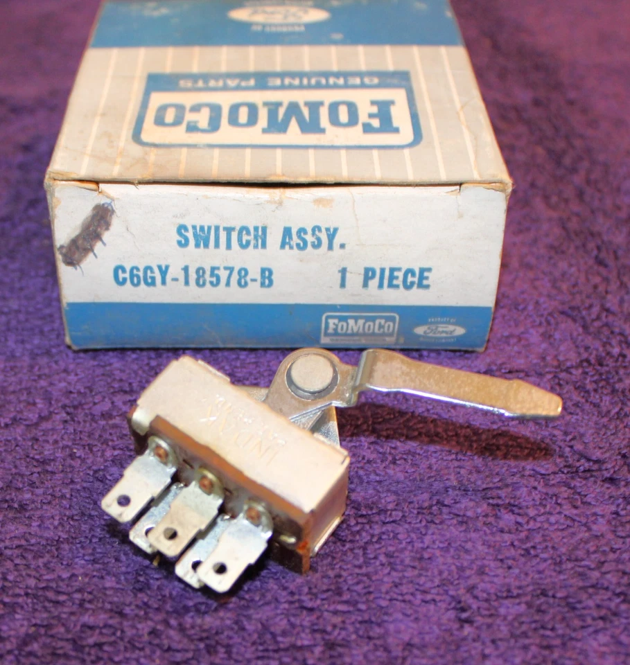 Mercury Comet 202 1966 Capri Caliente Cyclone GT NUEVO A/C calentador ventilador interruptor Foto 1 de 4