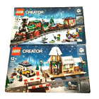 Lego 10254 Winter Holiday Train 10259 Winter Village Station Set Creator Expert
