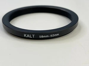 KALT 58mm-52mm Black Lens Ring Threaded - Picture 1 of 3