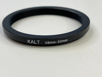 KALT 58mm-52mm Black Lens Ring Threaded - Image 1 of 3