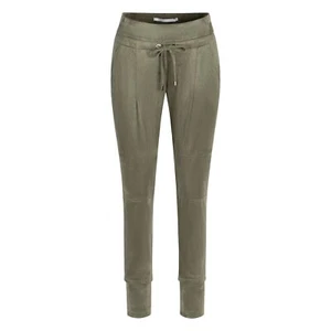 RAFFAELLO ROSSI Hose Candice Kunstleder Velour oliv UVP: 149,95€ - Bild 1 von 3