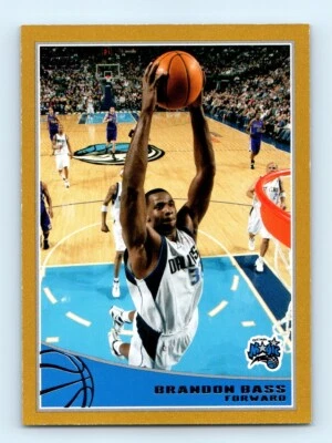 2009-10 Topps Gold Brandon Bass 1695/2009 Orlando Magic #56 - Image 1 of 2