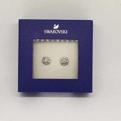 Swarovski Ohrringe, Ohrstecker Sparkling Dance Flower Weiß, Rhodiniert 5411140 - Bild 1 von 4