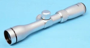 Long Eye Relief Revolver Scout Scope 2-7X32 Silver Chrome w/ weaver Scope Rings - Picture 1 of 5