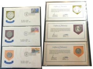 elf British Virgin Islands Proof Set 1973 6 pc OGP 34,418 issued in PNCs - Bild 1 von 4