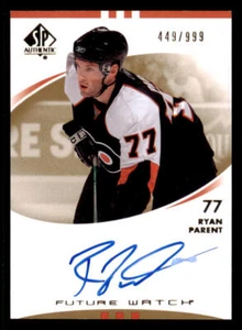 2007-08 SP Authentic #236 Ryan Parent AU RC - Picture 1 of 2