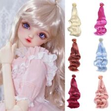 Synthetic Blonde Hair Extension Kids Toys Tresses Hairs Doll Wig Curly Hair Wig