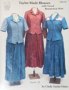 BLUSAS Y FALDAS Taylor Made Designs Libro de patrones de costura Misses 6-22 ©1997 - Imagen 1 de 4