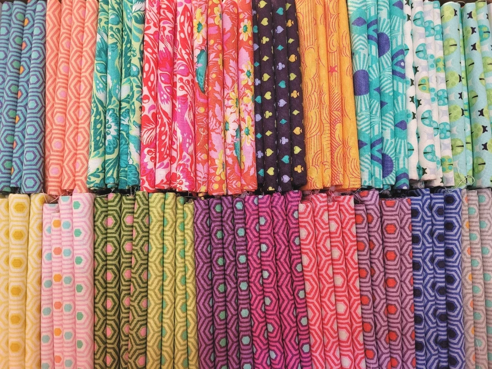 Bolsa de agarre de 10 cuartos de grasa - Rosa Tula 100 % algodón sin duplicados Foto 1 de 4