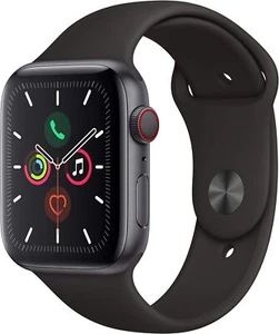 Apple Watch Series 5 40mm (Cellular) Aluminum Space Gray Midnight Band-Accptable - Picture 1 of 3